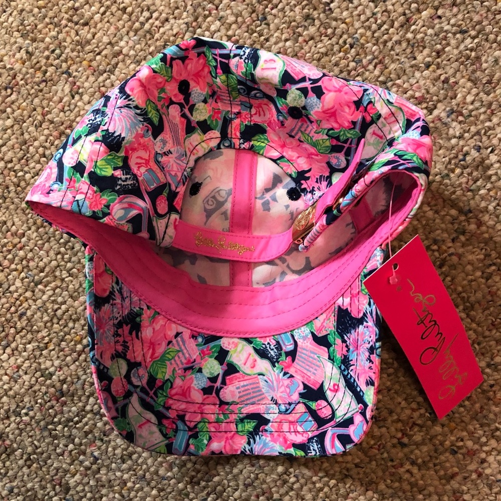 🆕 Lilly Pulitzer Run Around Hat Honda Classic - Picture 7 of 13